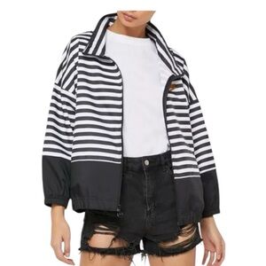 Nike Black and White Windbreaker